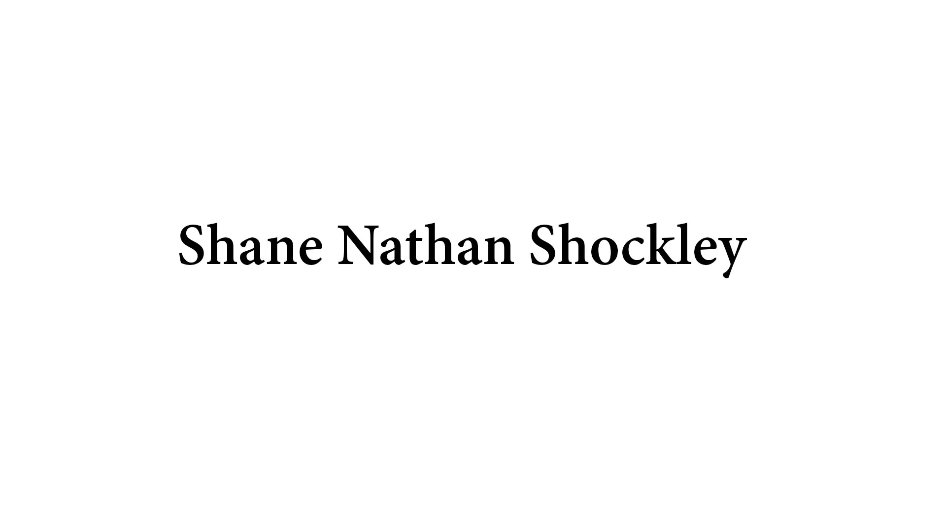 Shane Nathan Shockley: A Positive Perspective Online