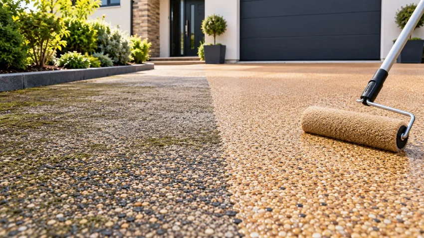 How Do Professional Contractors Restore Worn Resin-Bound Driveway Surfaces?