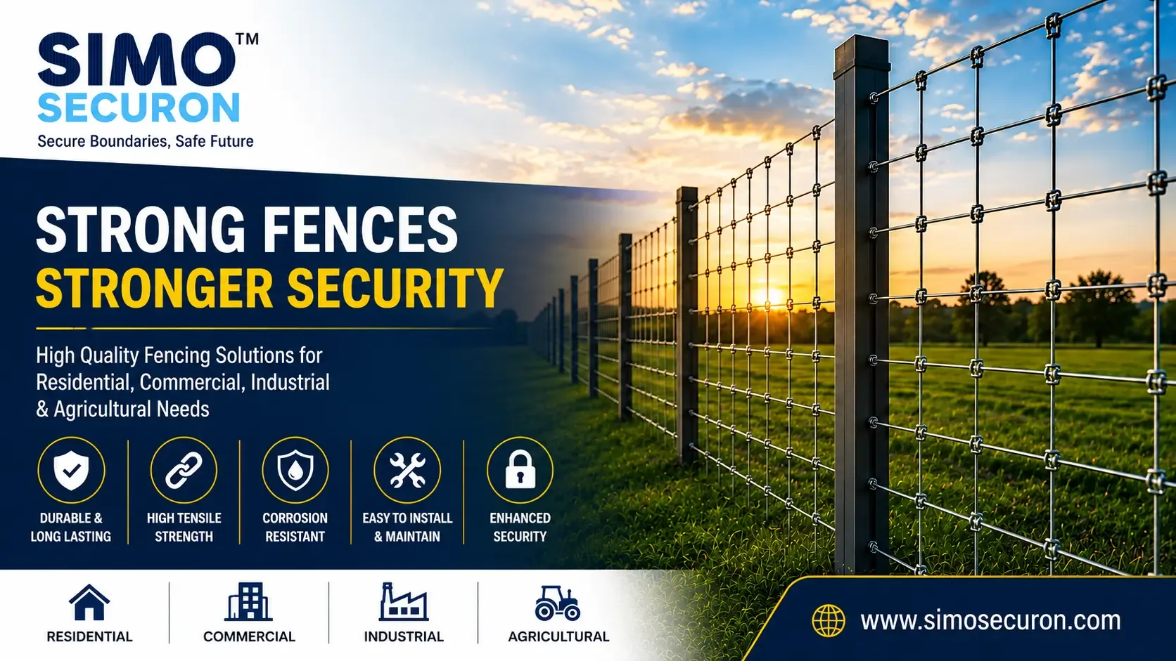 Knotted Fence Manufacturers for Agricultural and Industrial Fencing