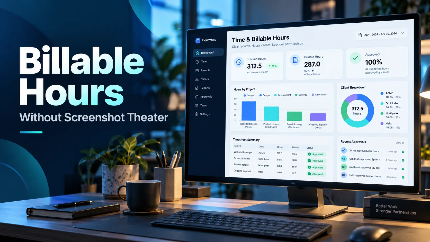 How Agencies Should Prove Billable Hours to Clients Without Screenshot Theater