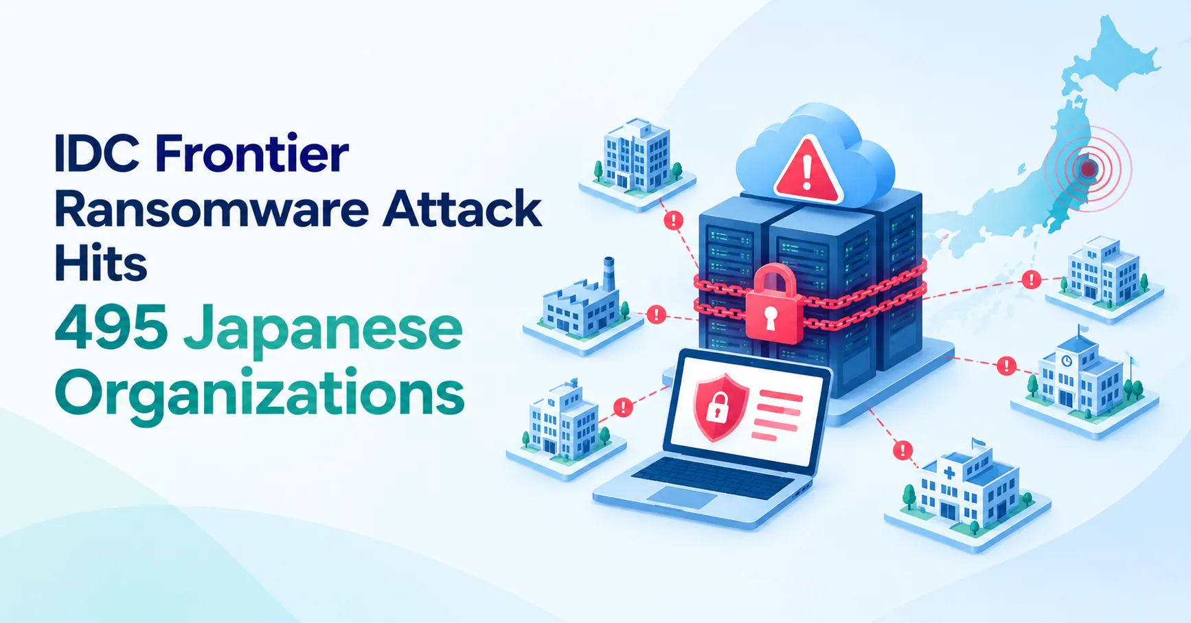 IDC Frontier Ransomware Attack Hits 495 Japanese Organizations