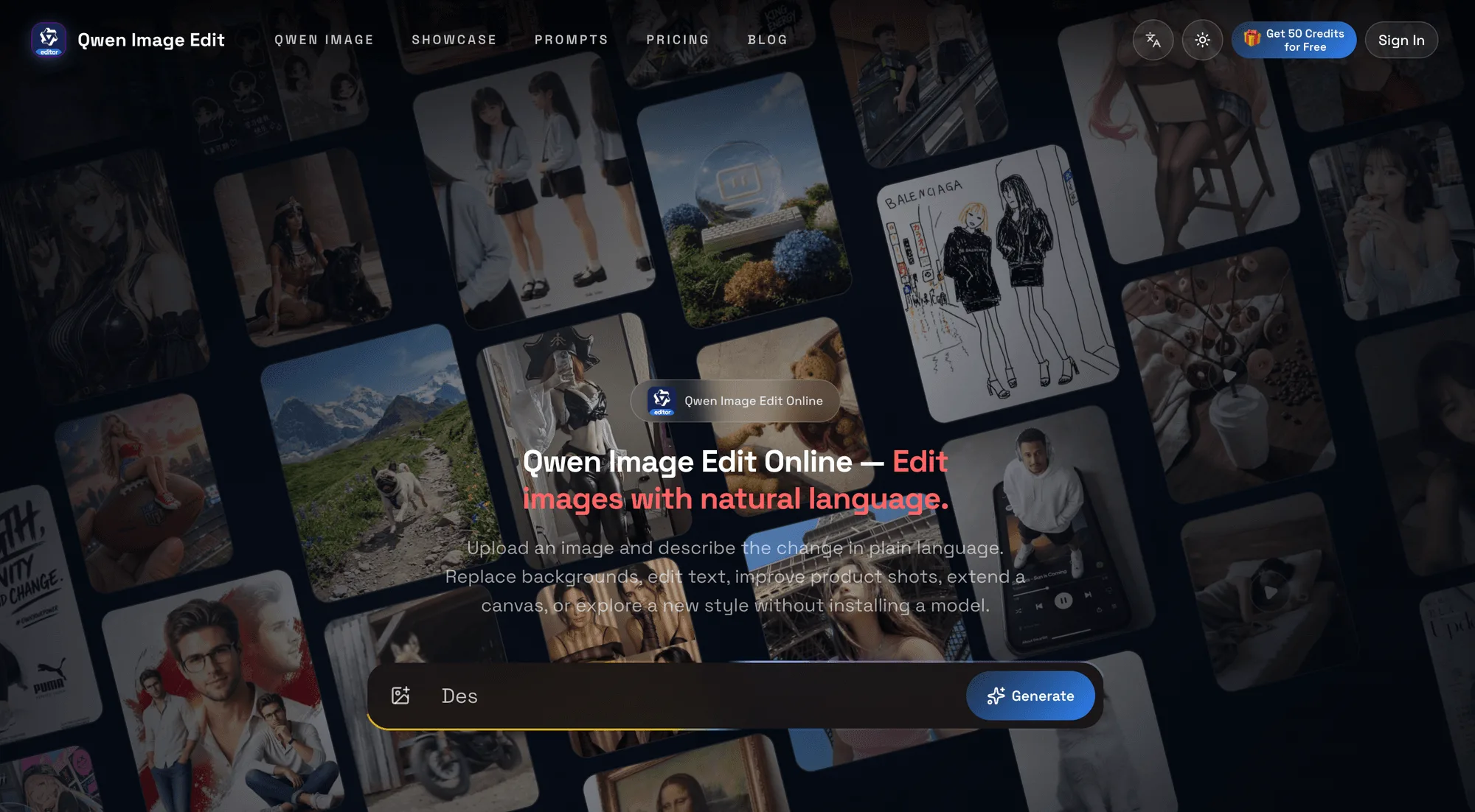 Qwen Image Edit Online: Turning Visual Changes into Clear Prompts