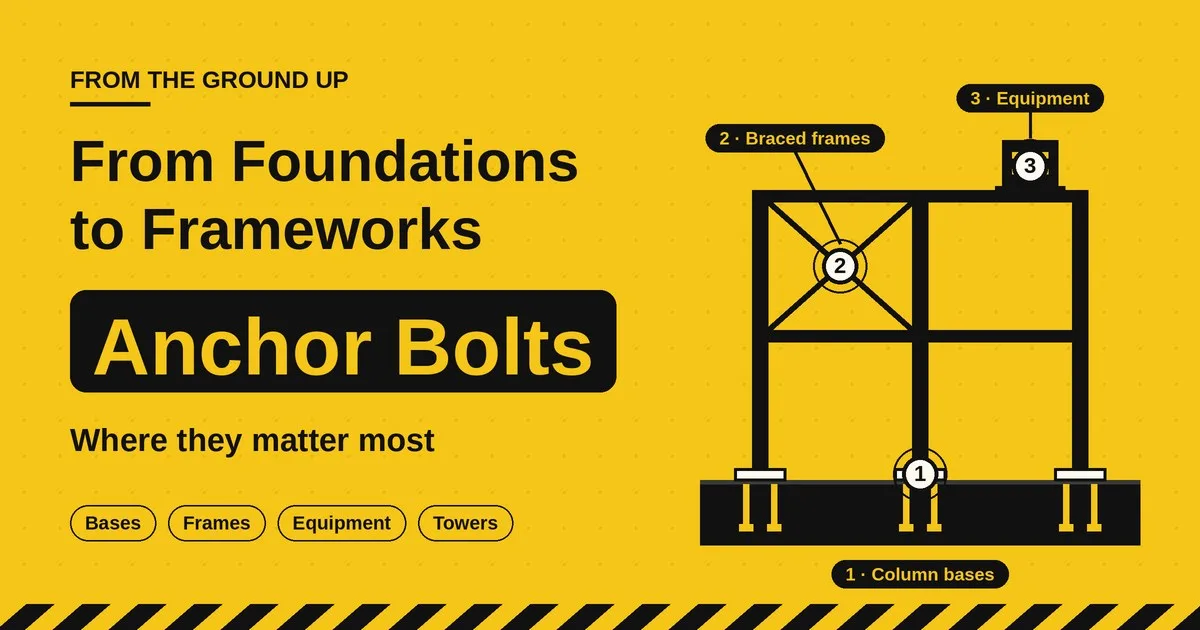 From Foundations to Frameworks: Where Anchor Bolts Matter Most