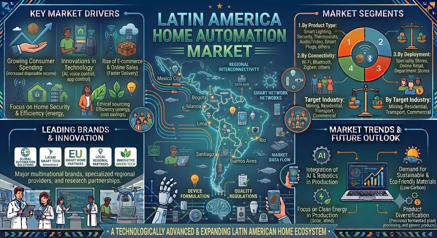 Latin America Home Automation Market Size, Share, Report 2026 2034