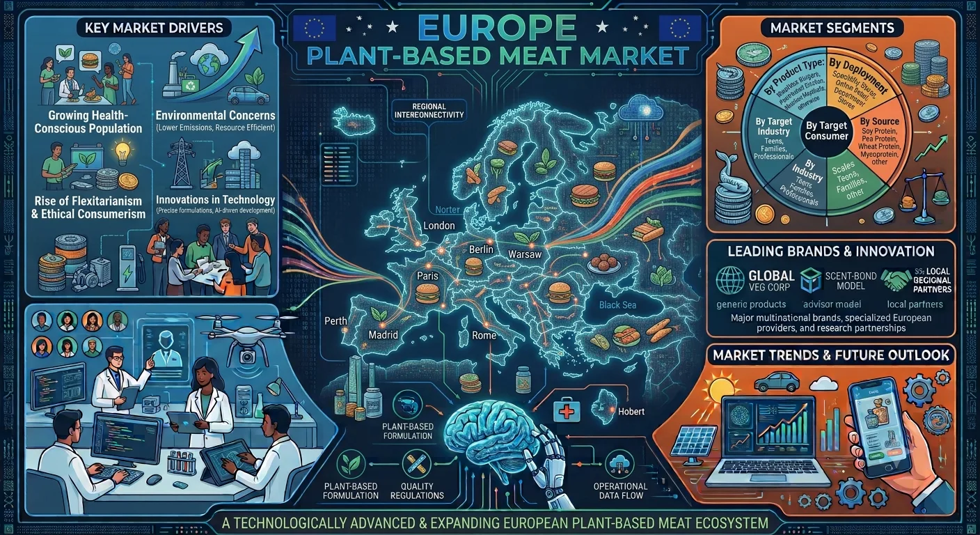 Europe Plant-Based Meat Market 2026 | Worth USD 11.0 Billion by 2034