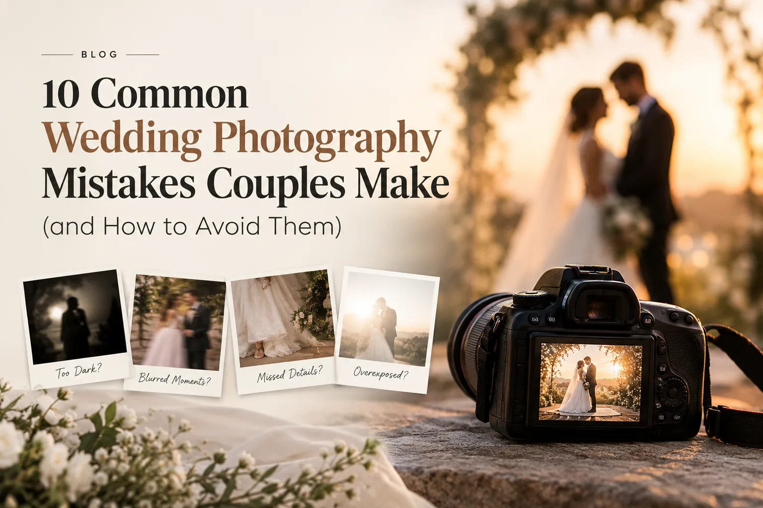 10 Common Wedding Photography Mistakes Couples Make (and How to Avoid Them)