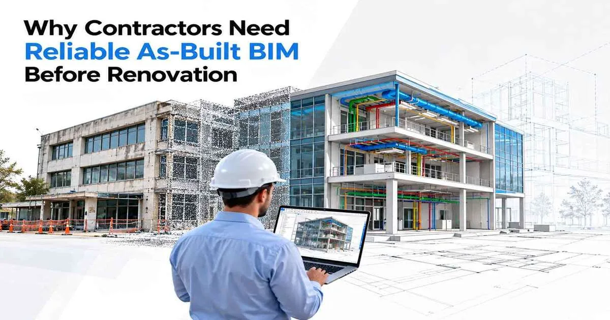 Why Contractors Need Reliable As-Built BIM Before Renovation