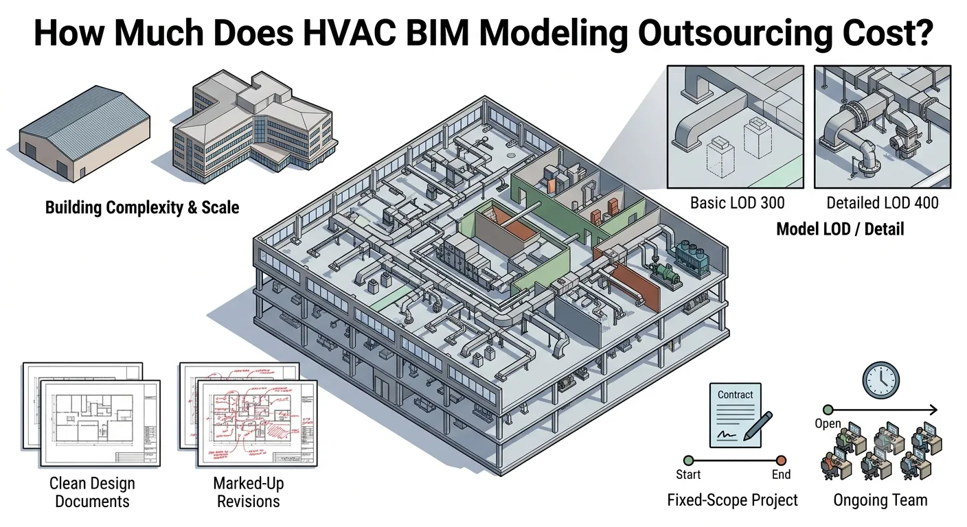 How Much Does HVAC BIM Modeling Outsourcing Cost?
