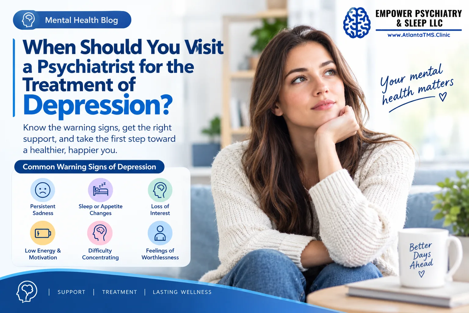 When Should You Visit a Psychiatrist for the Treatment of Depression?