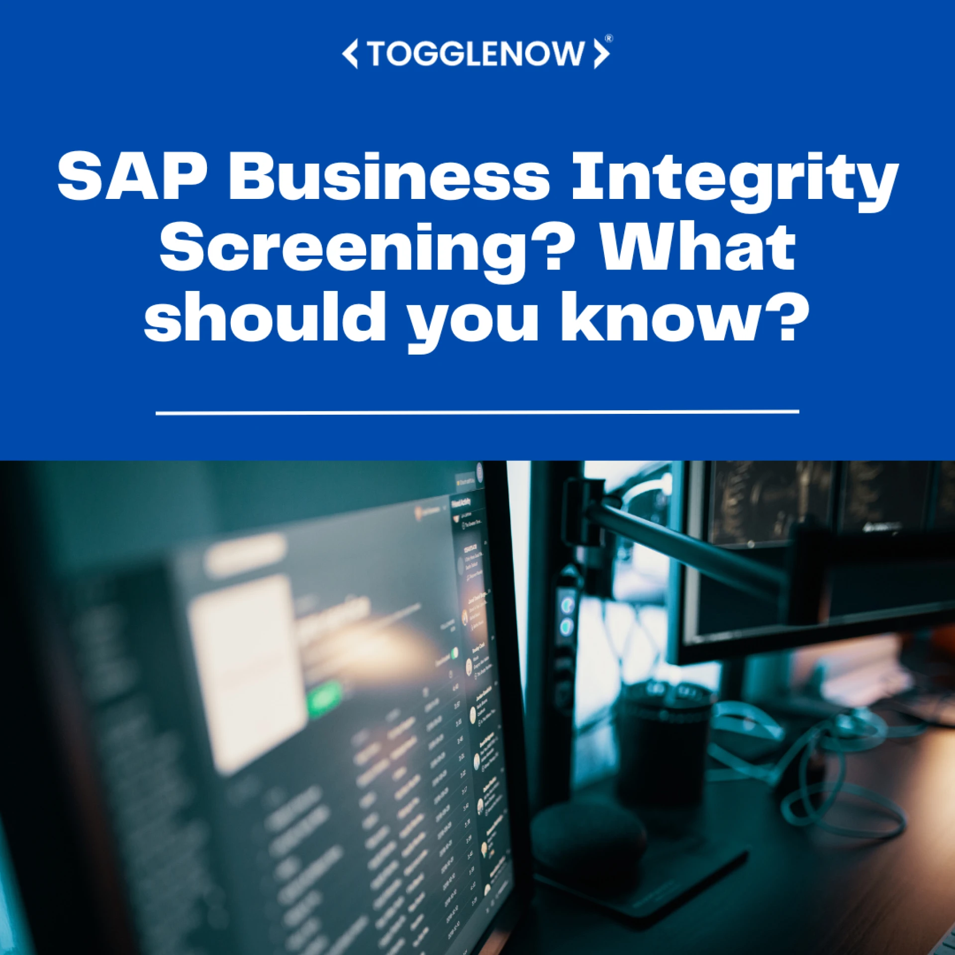 SAP Business Integrity Screening? What should you know?