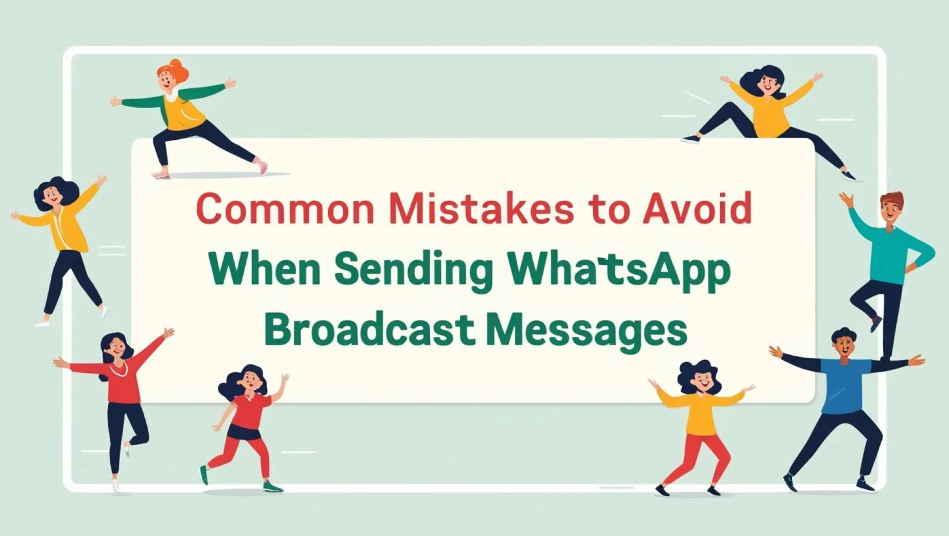 Common Mistakes to Avoid When Sending WhatsApp Broadcast Messages