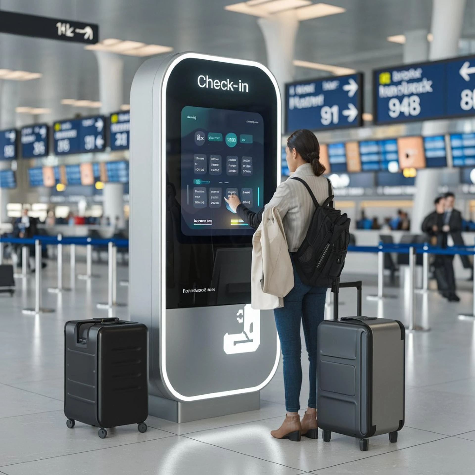 The Role of Self-Service Kiosks in Reducing Airport Wait Times