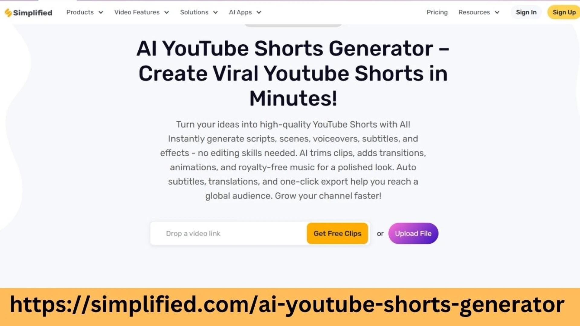 AI YouTube Shorts Generator – Turn Ideas into Viral Clips
