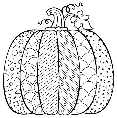 Cute Pumpkin Coloring Pages Free Printable