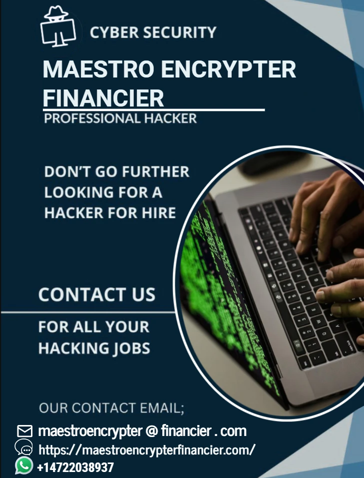 Legitimate Digital Assets Recovery Expert; Maestro Encrypter Financier