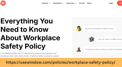 Workplace Safety Policy Template | Ensure Compliance and Safety