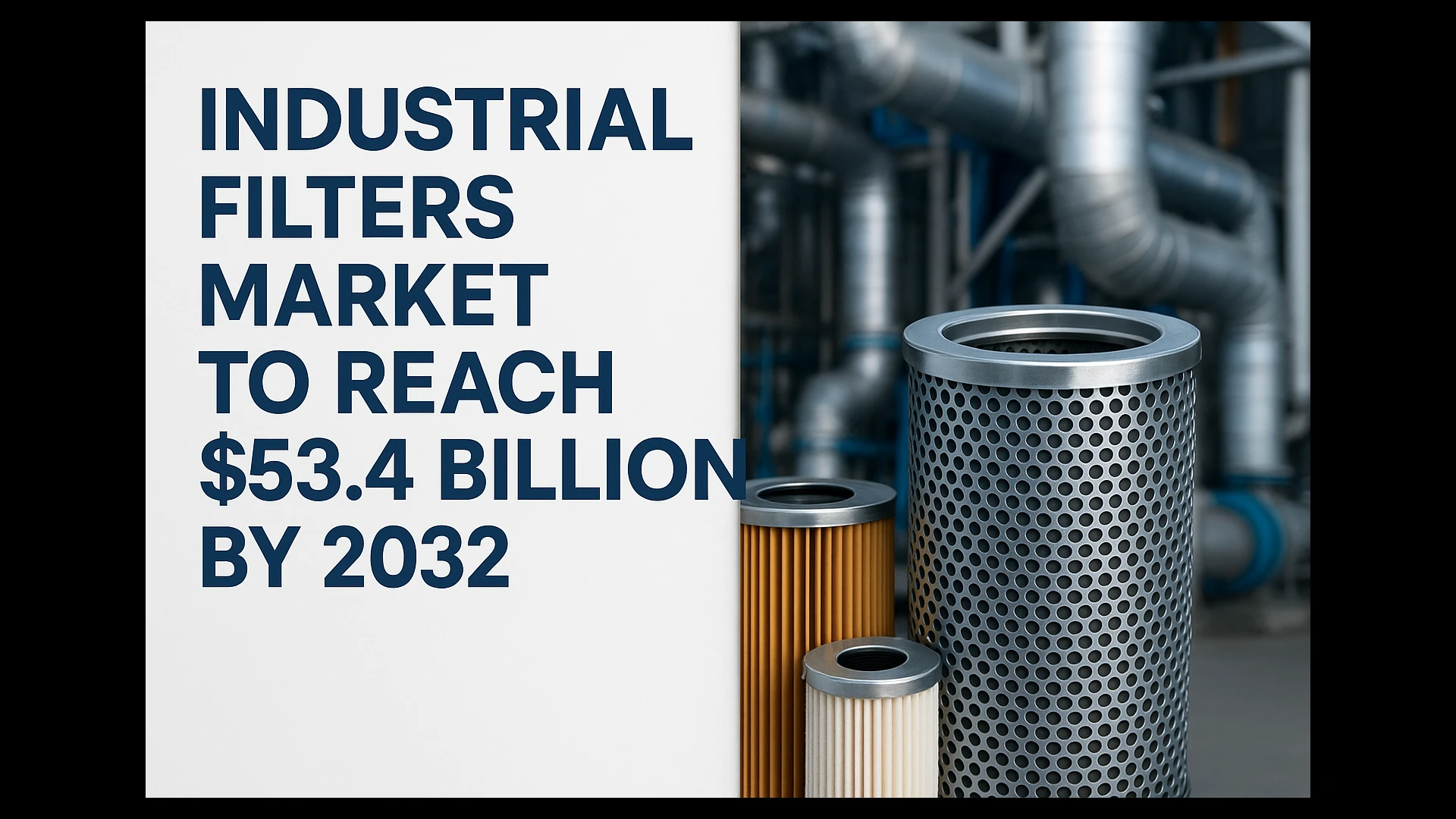 Industrial Filters Market to Reach $53.4 Billion by 2032
