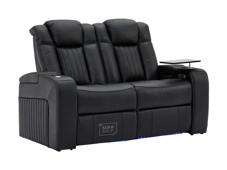 3-Seater Leather Sofas with Beige Recliner Designs
