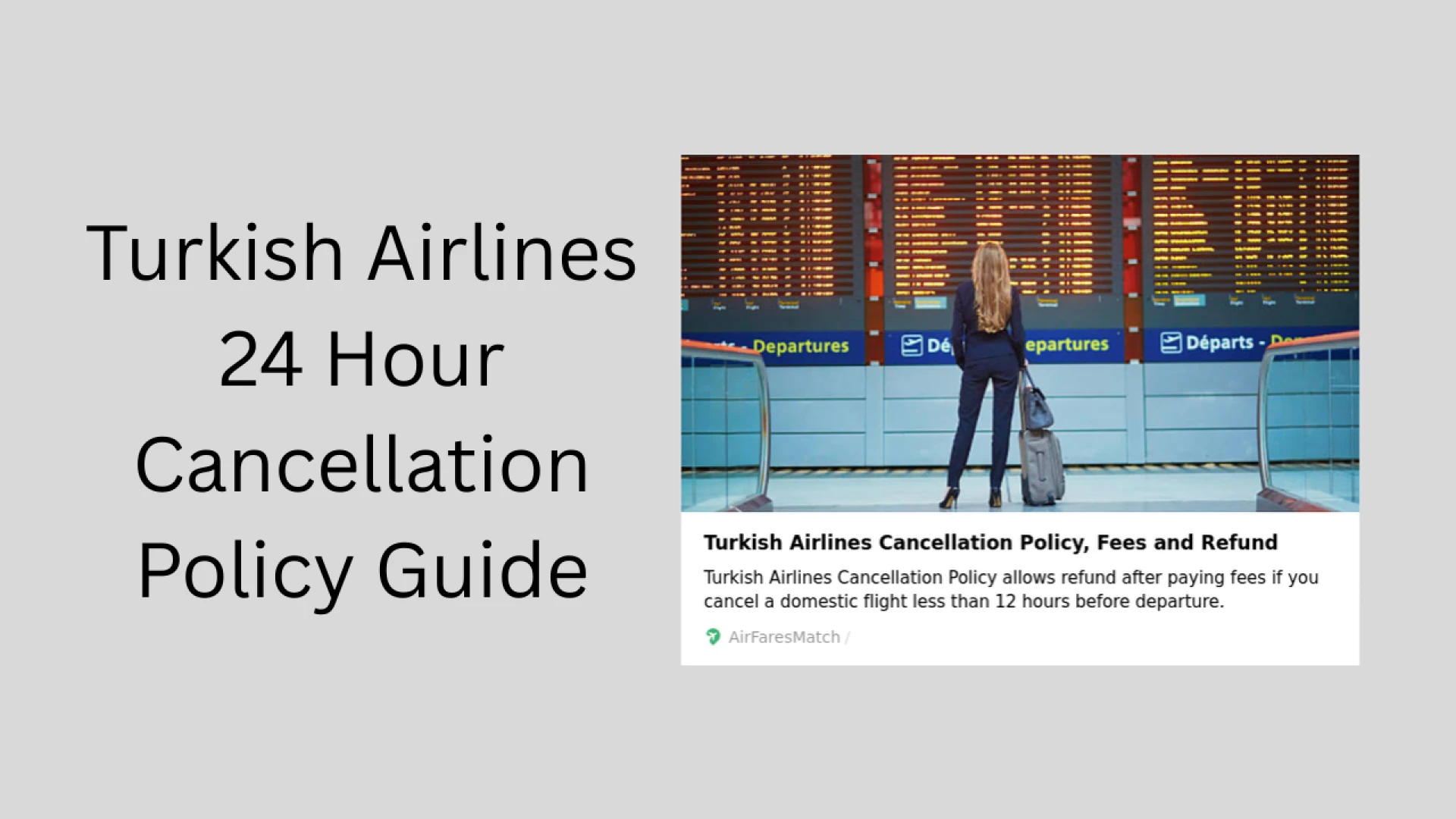 Turkish Airlines 24 Hour Cancellation Policy Guide