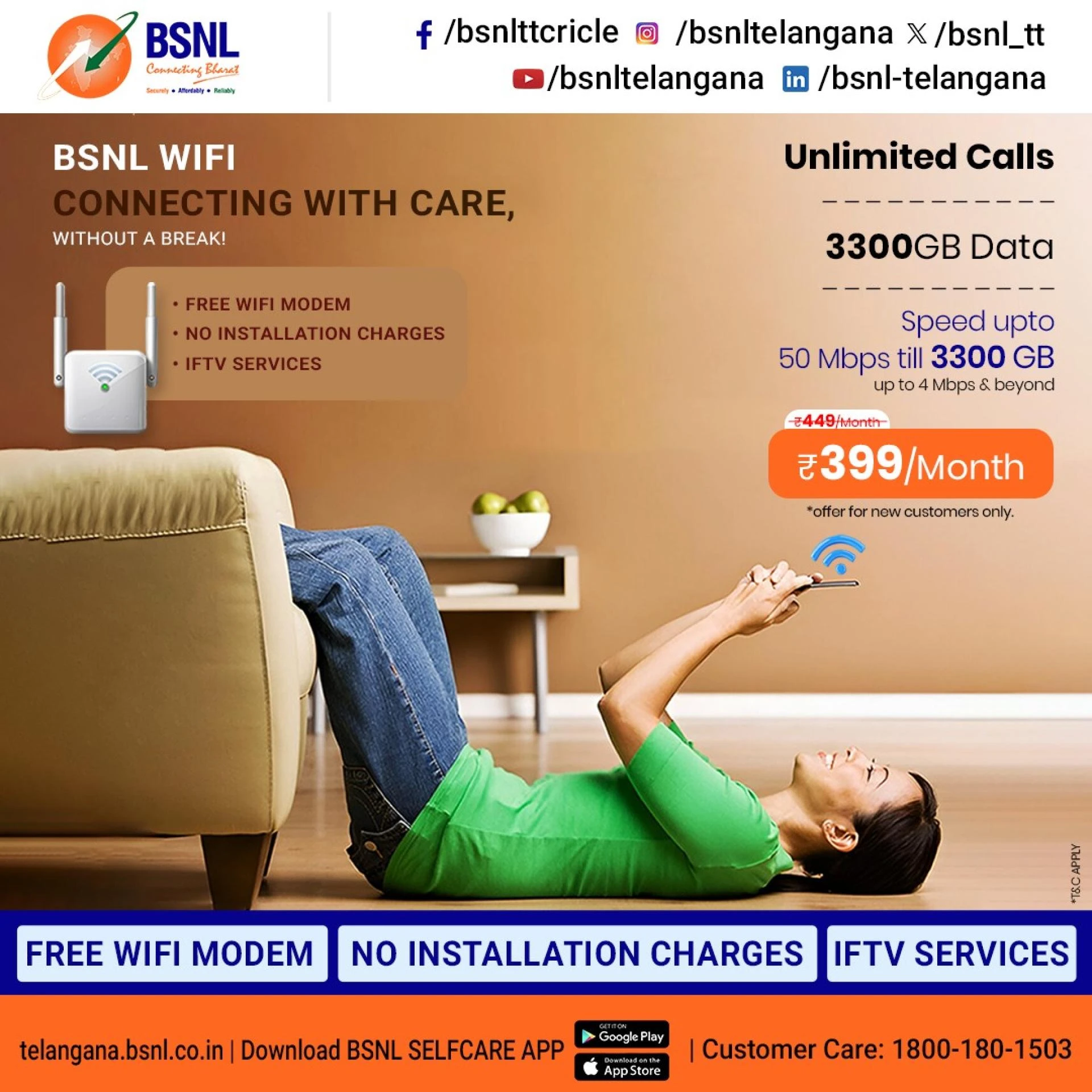 BSNL: Empowering Telangana with Seamless Connectivity 
