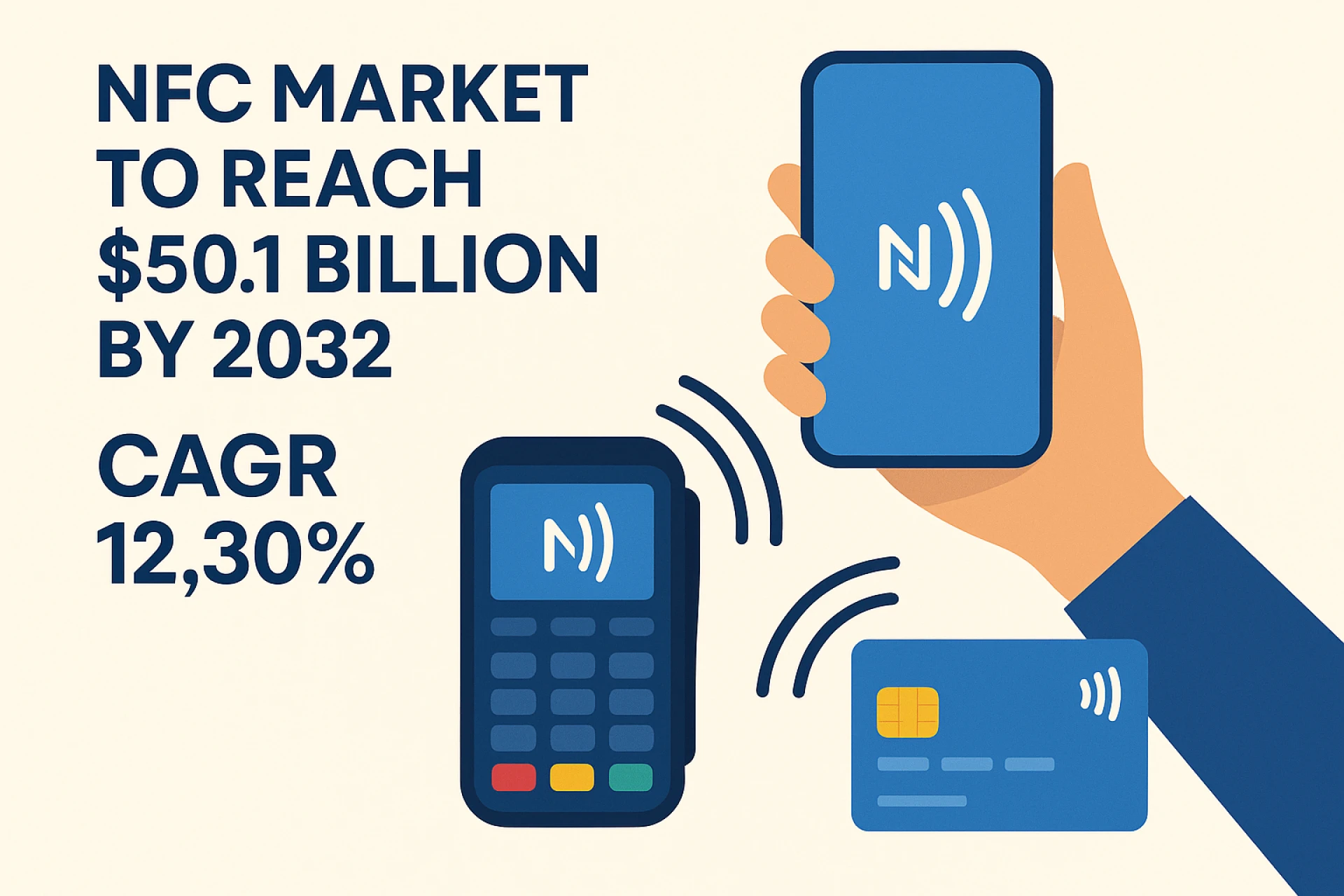NFC Market to Reach $50.1 Billion by 2032