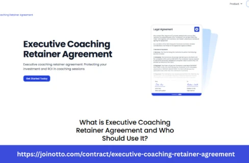 Executive Coaching Retainer Agreement Template by Otto AI