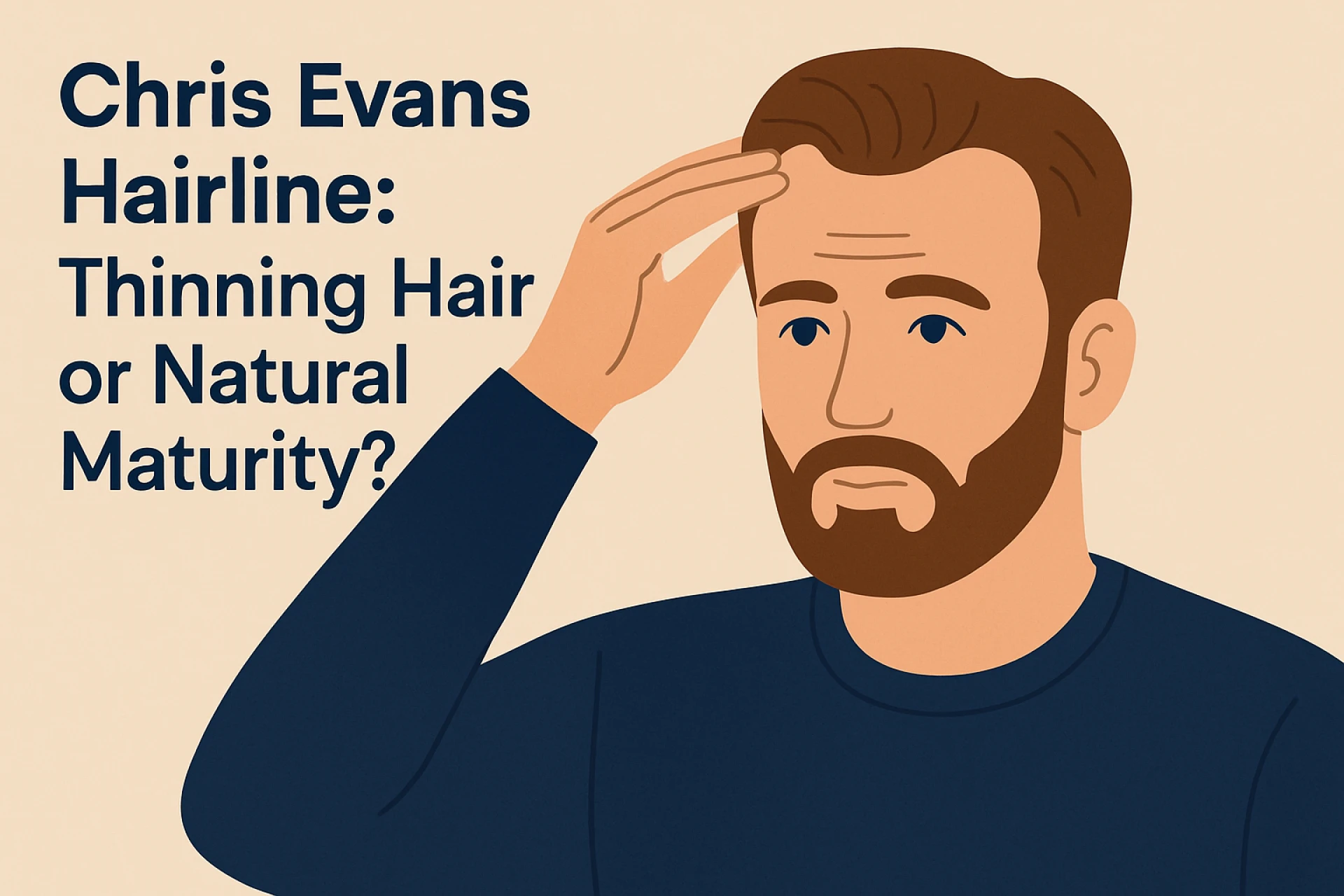 Chris Evans Hairline: Thinning Hair or Natural Maturity?