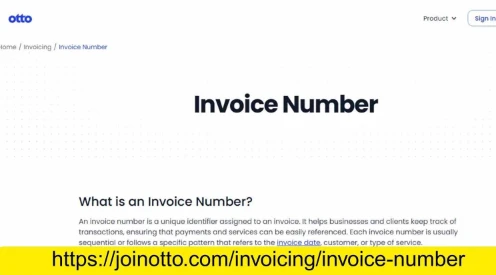 Understanding What Is an Invoice Number with Otto AI