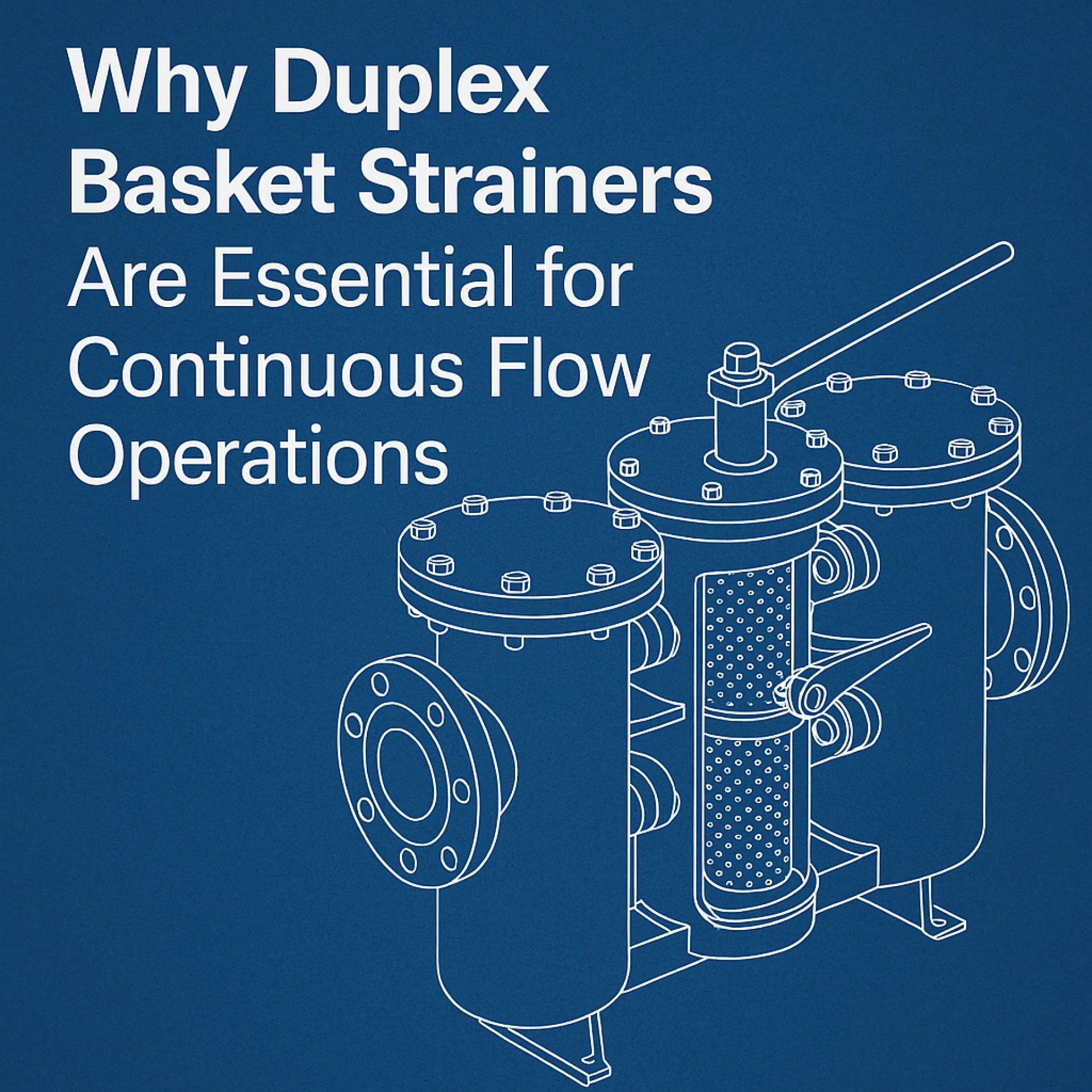 Why Duplex Basket Strainers Are Essential for Continuous Flow Operations