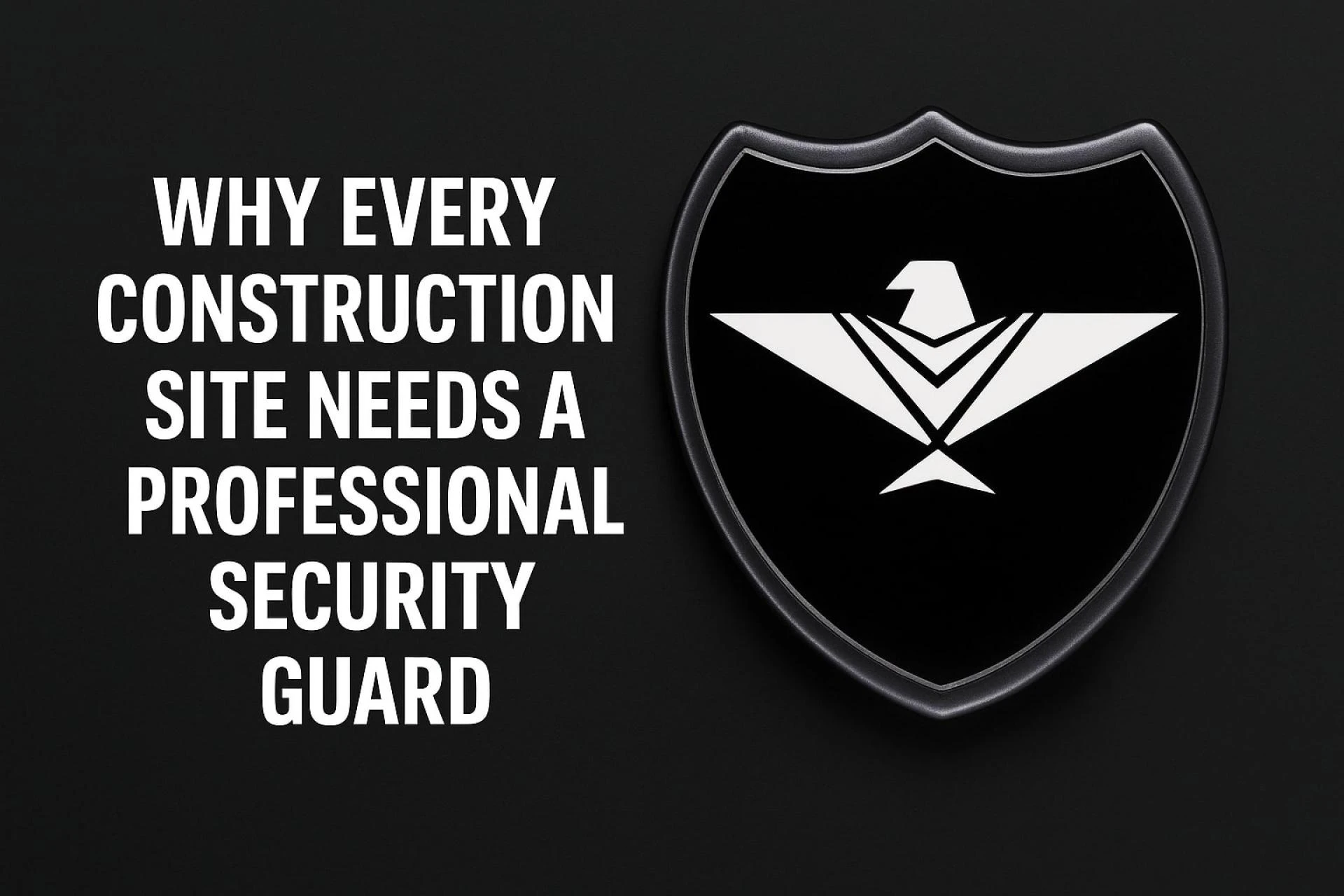 Why Every Construction Site Needs a Professional Security Guard