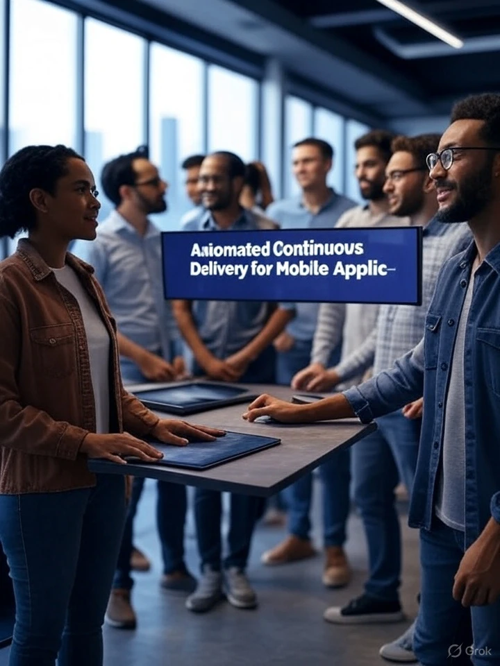 Automated Continuous Delivery for Mobile Applications