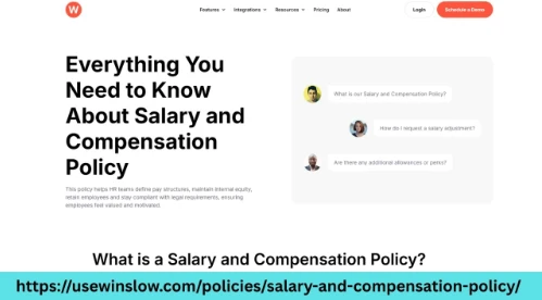 Create Salary And Compensation Policy For Every Employee Type