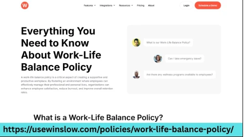 Create Work Life Balance Policy That Supports Productivity and Wellbeing