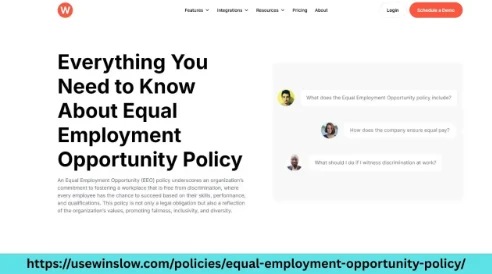 Create Equal Employment Opportunity Policy for Modern Teams