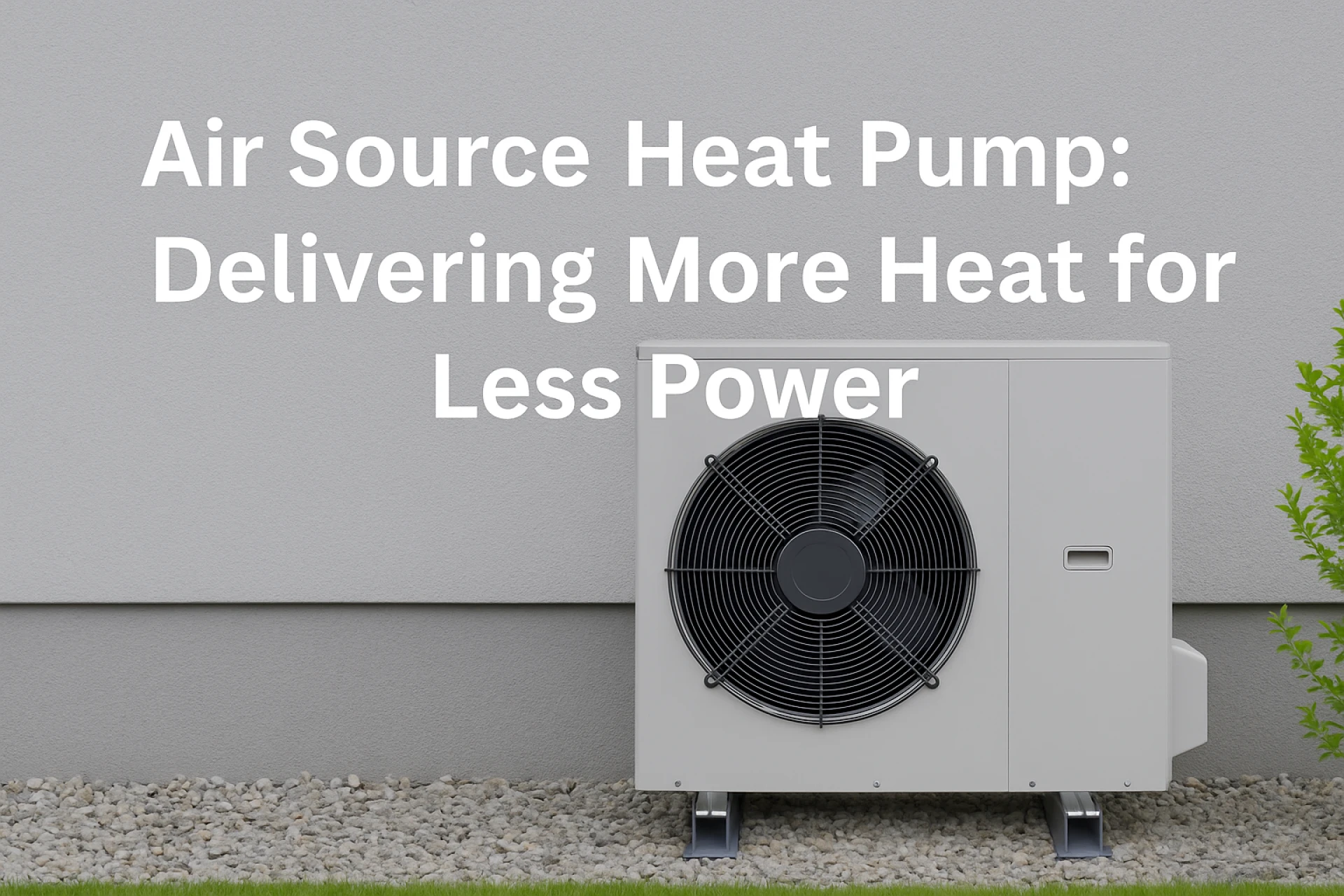 Air Source Heat Pump: Delivering More Heat for Less Power