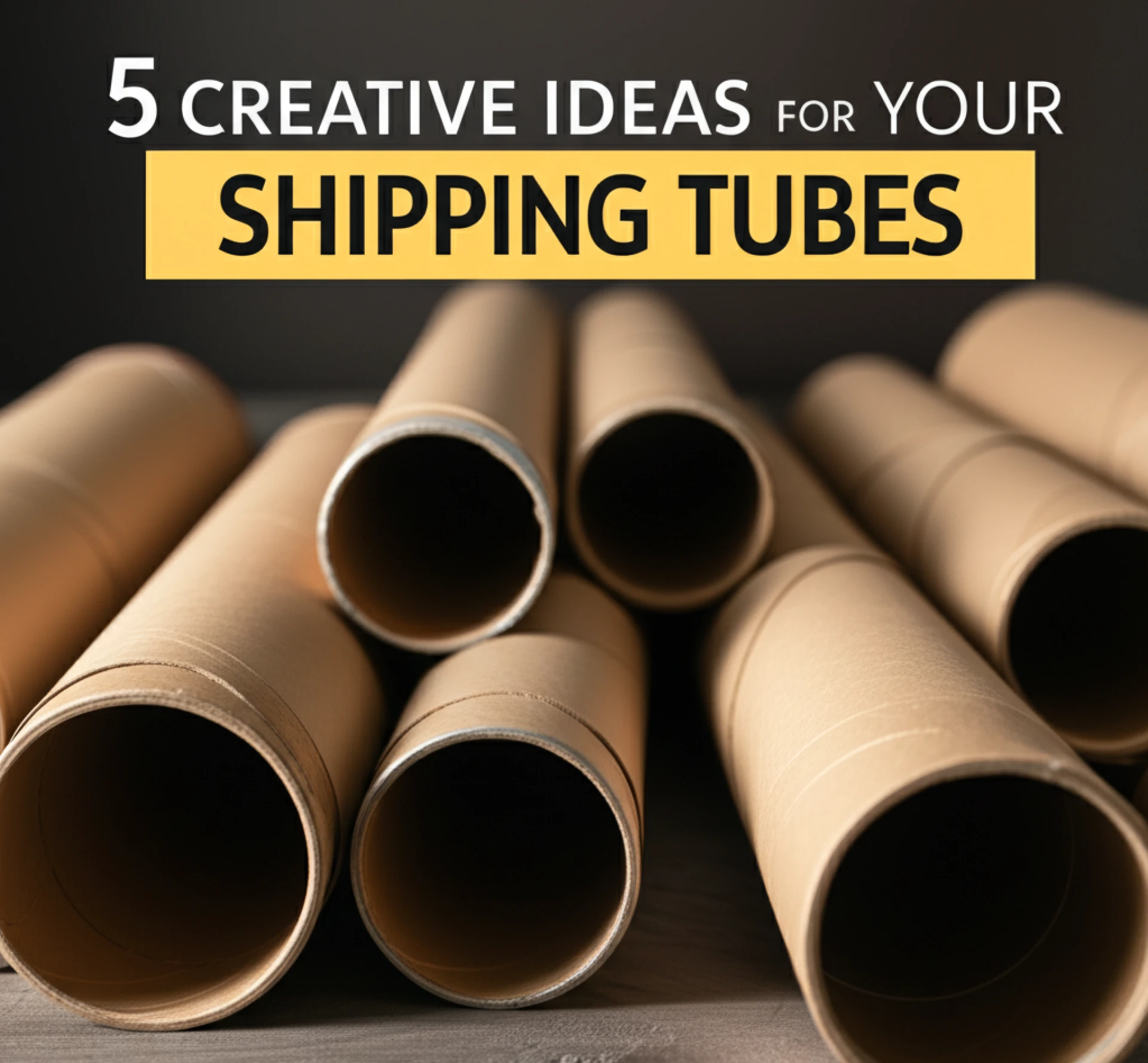 5 Creative Ideas for Your Shipping Tubes