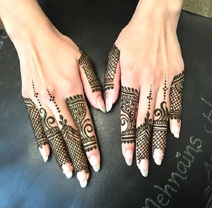 Finger Mehndi Designs for Beginners – Easy & Cute
