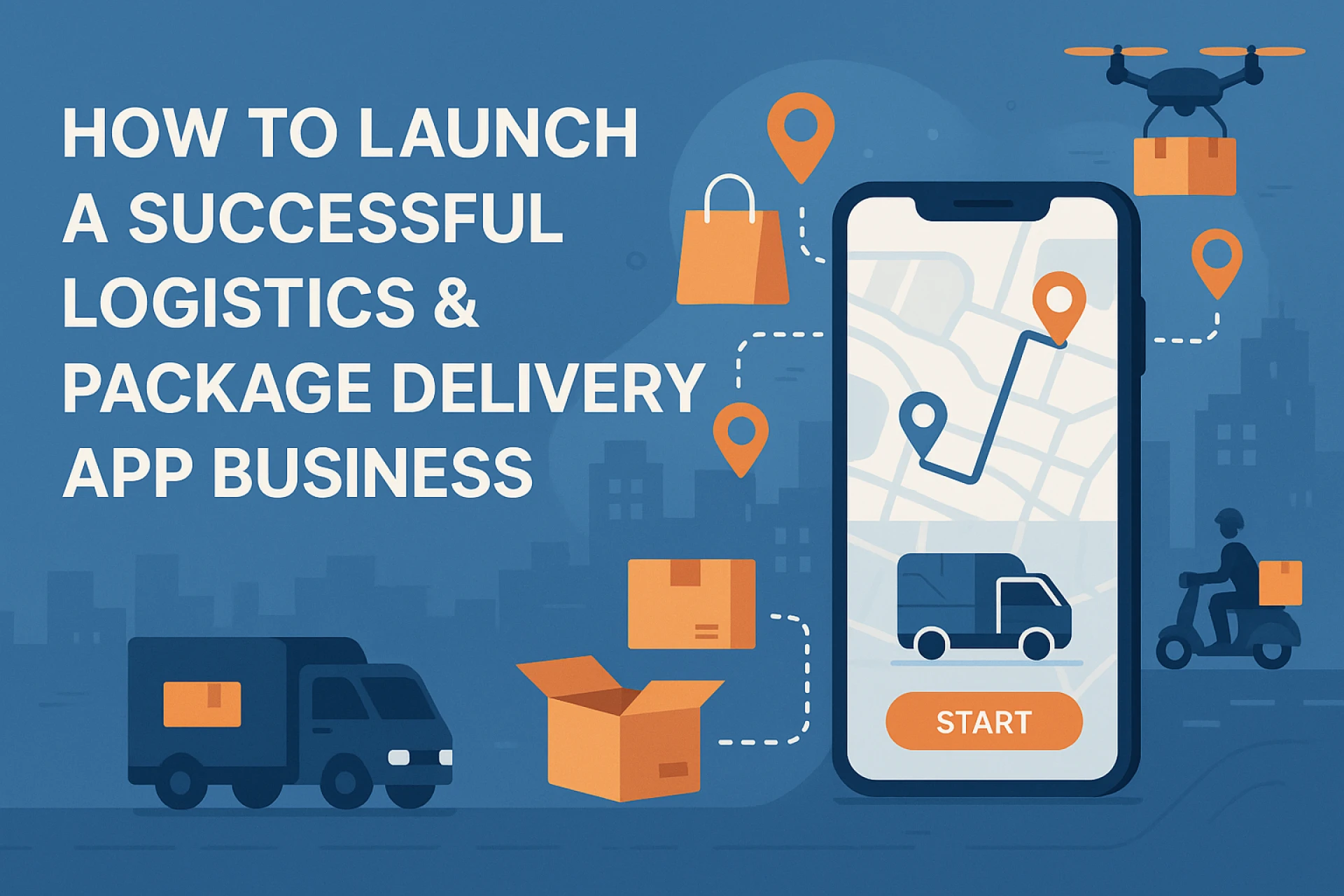 How to Launch a Logistics & Package Delivery App Business