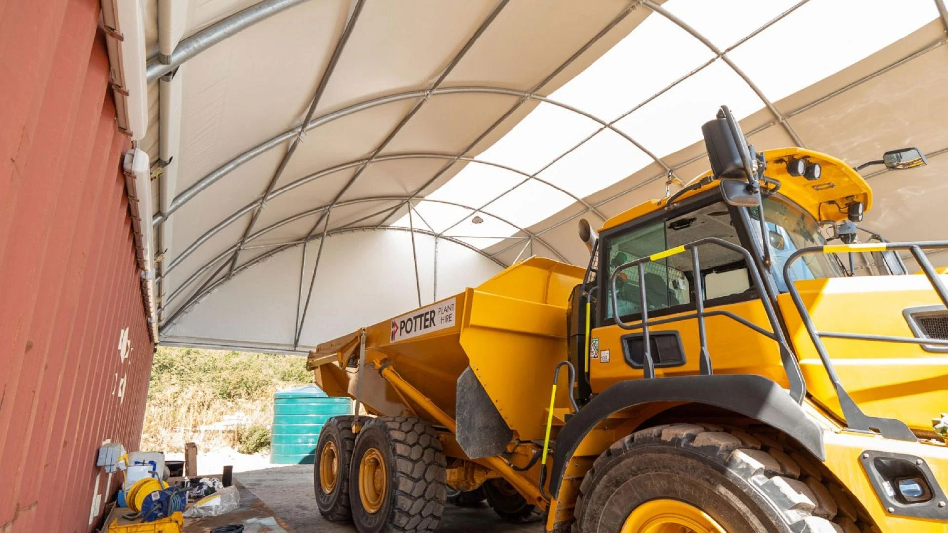 Temporary Container Shelter Storage For Hazardous Materials