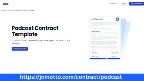 Customizable Podcast Contract Template Available