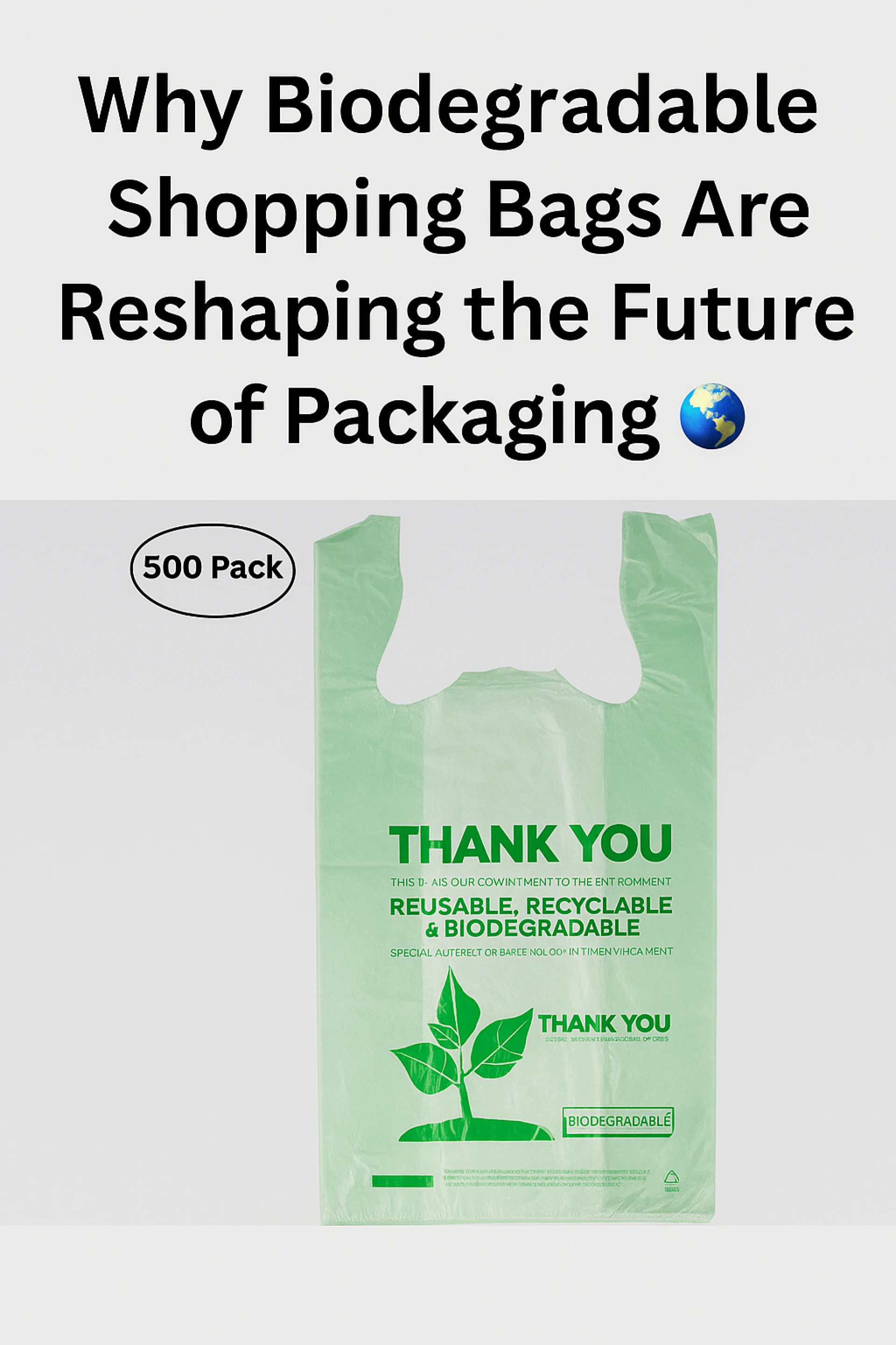 Why Biodegradable Shopping Bags Are Reshaping the Future of Packaging 🌍