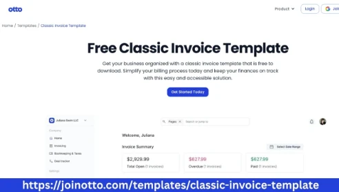 Customize Your Classic Invoice Template with Otto AI
