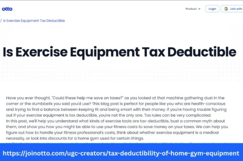 Is Home Gym Equipment Tax Deductible for Freelancers