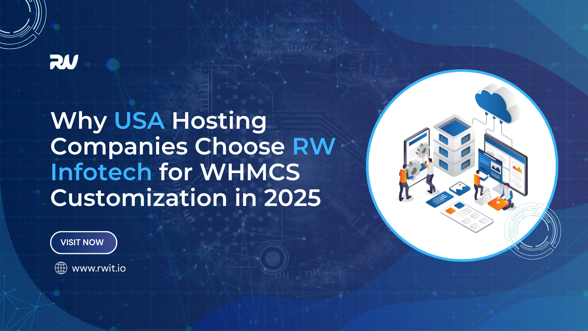Why USA Hosting Companies Choose RW Infotech for WHMCS Customization in 2025