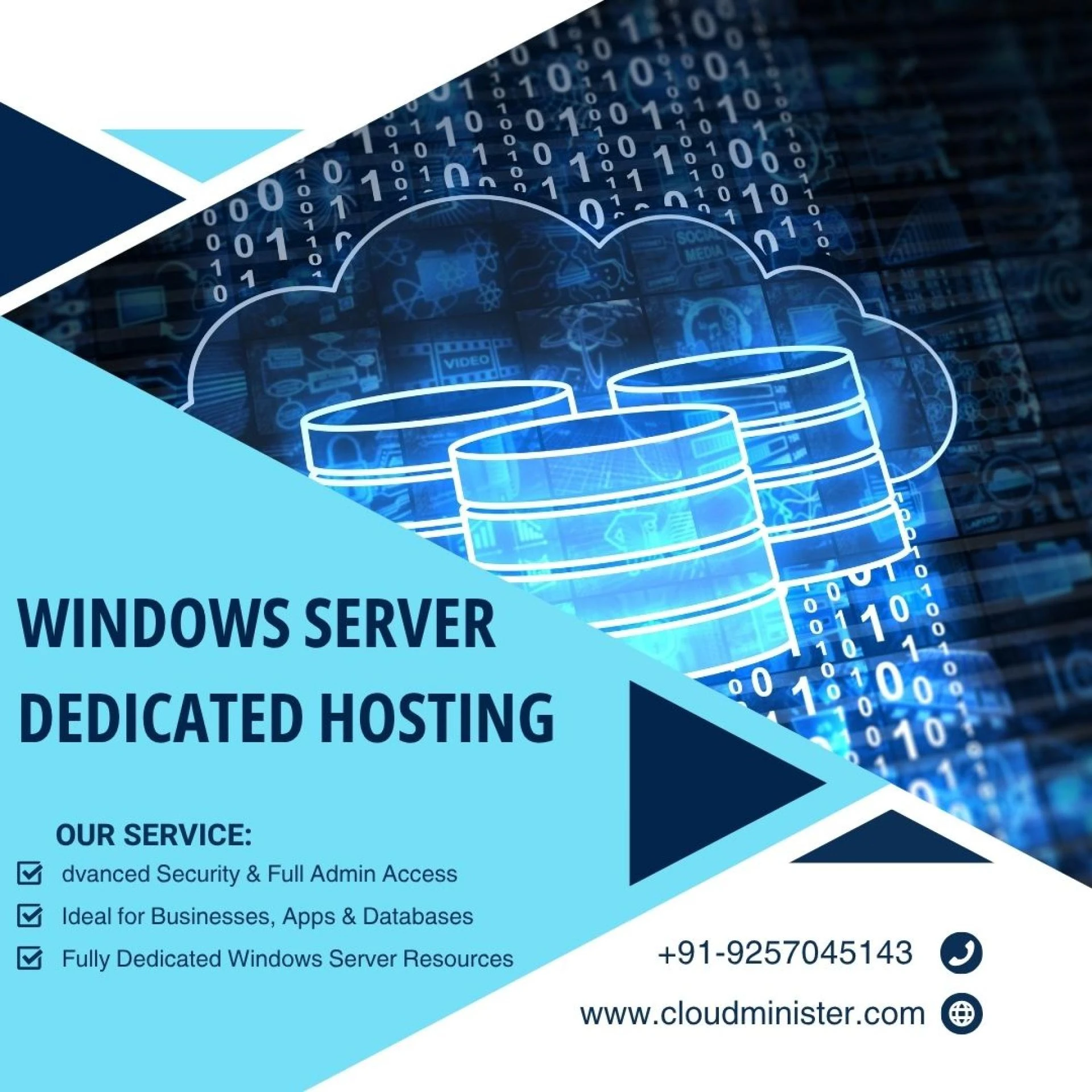 Windows Server Dedicated Hosting in India: Power, Control & Security with CloudMinister Technologies