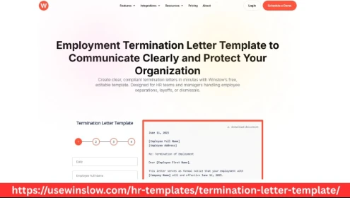 HR-ready Termination Letter Template for all situations