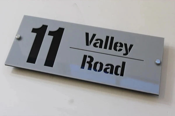 House Signs and Slate Number Signs to Add Character to Your Home
