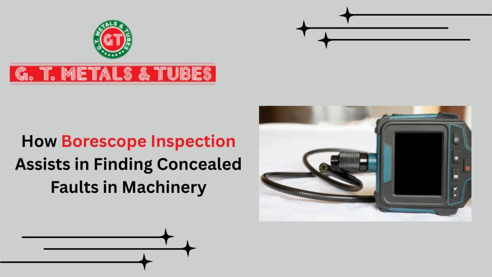How Borescope Inspection Assists in Finding Concealed Faults in Machinery