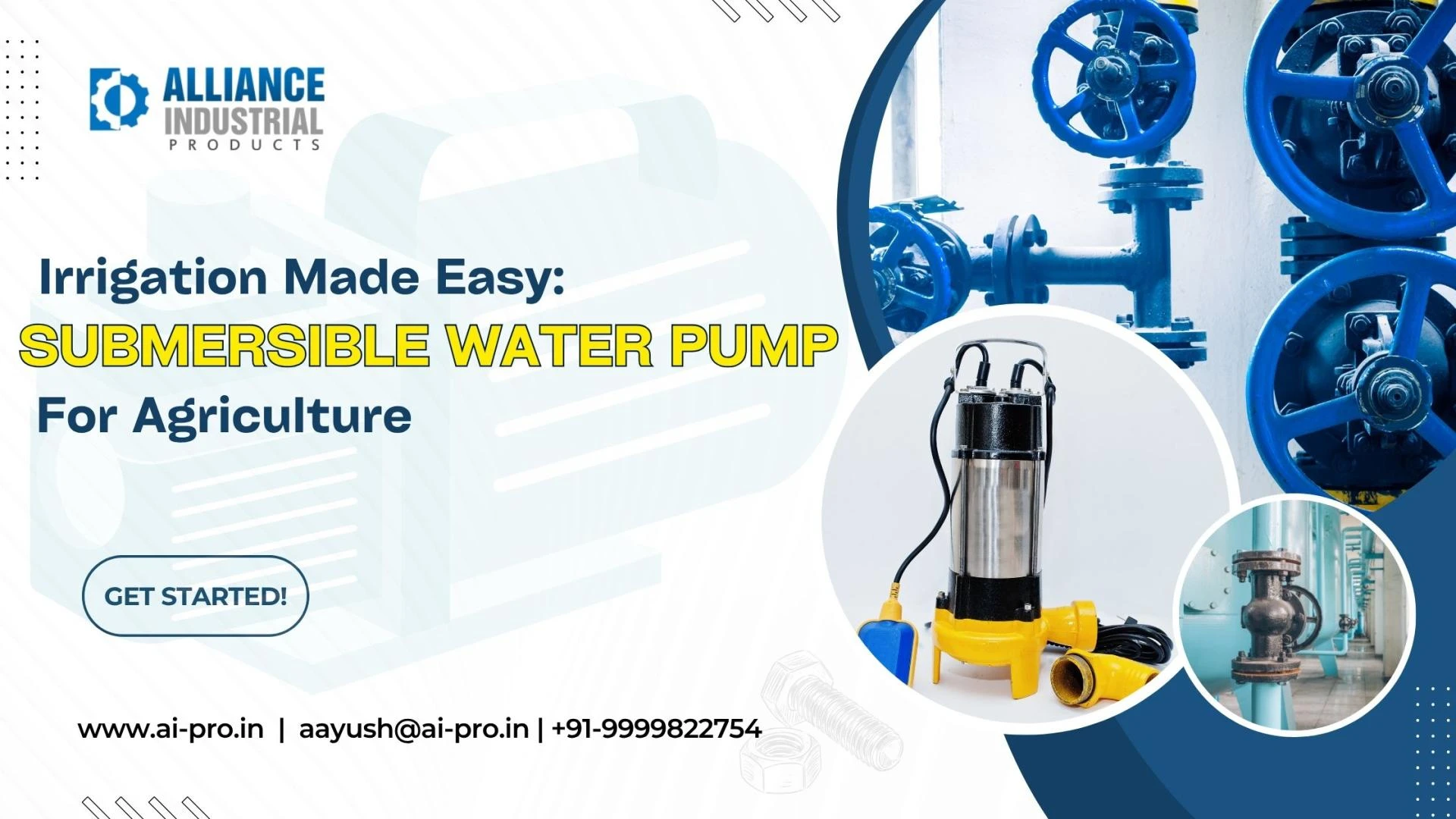 Irrigation Made Easy: Submersible Water Pumps for Agriculture