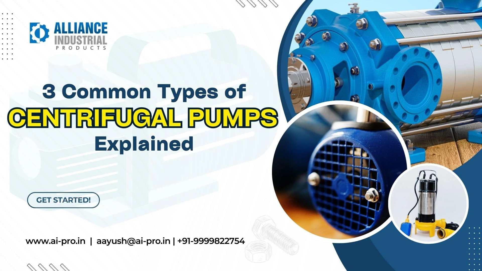 3 Common Types of Centrifugal Pumps Explained